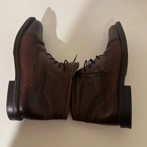 VENTURINI Men's Premium Dark Brown Leather Boots - Picture 5 of 8